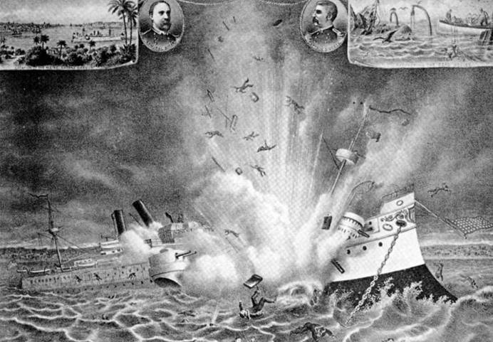 Иллюстрация к книге — Броненосцы Соединенных Штатов Америки "Мэн", "Техас", "Индиана", "Массачусетс", "Орегон" и "Айова" [pic_70.jpg]