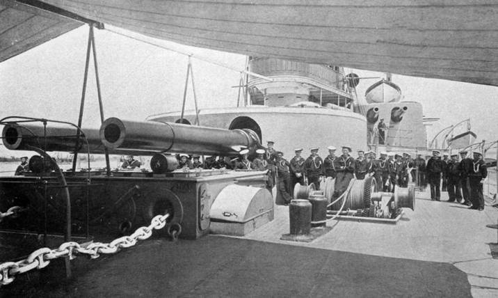 Иллюстрация к книге — Броненосцы Соединенных Штатов Америки "Мэн", "Техас", "Индиана", "Массачусетс", "Орегон" и "Айова" [pic_80.jpg]