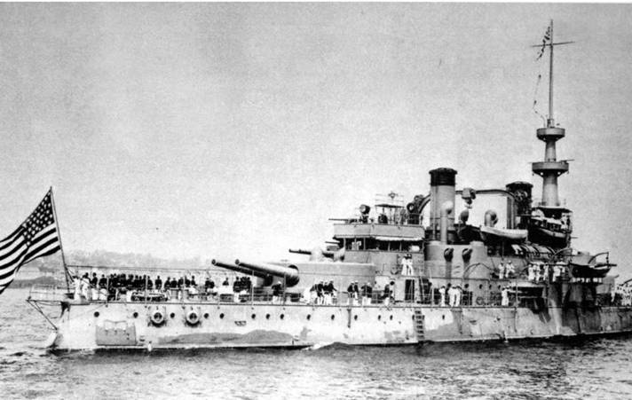 Иллюстрация к книге — Броненосцы Соединенных Штатов Америки "Мэн", "Техас", "Индиана", "Массачусетс", "Орегон" и "Айова" [pic_82.jpg]