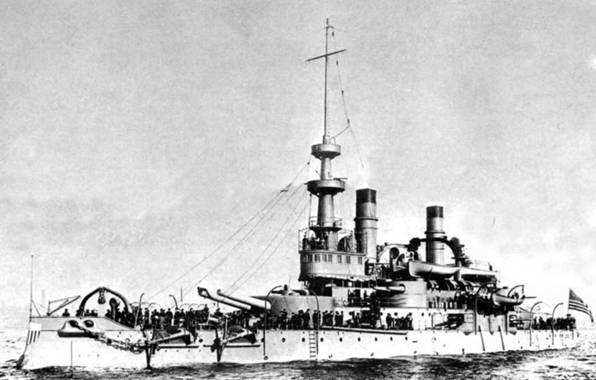 Иллюстрация к книге — Броненосцы Соединенных Штатов Америки "Мэн", "Техас", "Индиана", "Массачусетс", "Орегон" и "Айова" [pic_86.jpg]