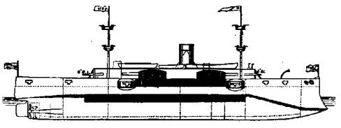 Иллюстрация к книге — Броненосцы Соединенных Штатов Америки "Мэн", "Техас", "Индиана", "Массачусетс", "Орегон" и "Айова" [pic_9.jpg]