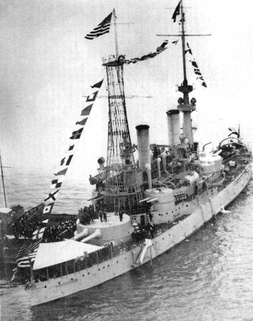 Иллюстрация к книге — Броненосцы Соединенных Штатов Америки "Мэн", "Техас", "Индиана", "Массачусетс", "Орегон" и "Айова" [pic_94.jpg]