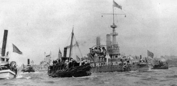 Иллюстрация к книге — Броненосцы Соединенных Штатов Америки "Мэн", "Техас", "Индиана", "Массачусетс", "Орегон" и "Айова" [pic_99.jpg]