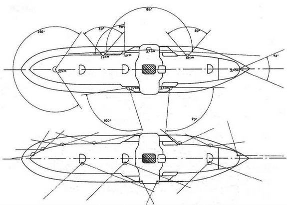 Иллюстрация к книге — Броненосцы типа “Редутабль" (1871-1921) [img_12.jpg]