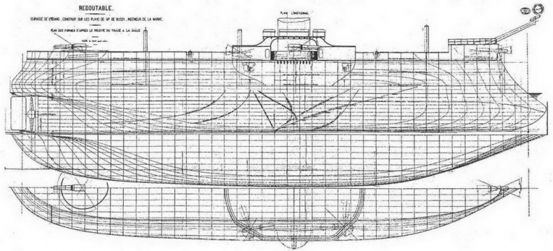 Иллюстрация к книге — Броненосцы типа “Редутабль" (1871-1921) [img_2.jpg]