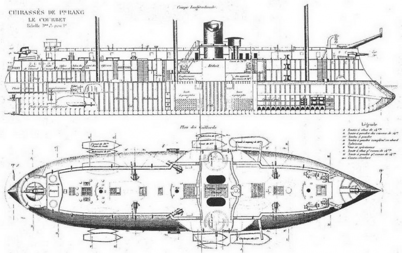 Иллюстрация к книге — Броненосцы типа “Редутабль" (1871-1921) [img_36.jpg]
