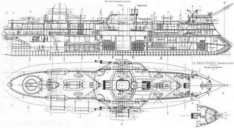 Иллюстрация к книге — Броненосцы типа “Редутабль" (1871-1921) [img_4.jpg]