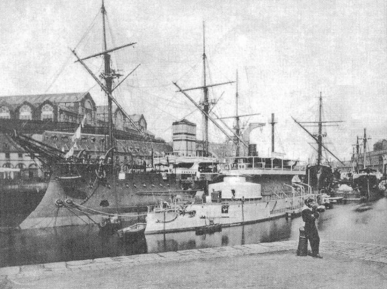 Иллюстрация к книге — Броненосцы типа “Редутабль" (1871-1921) [img_56.jpg]