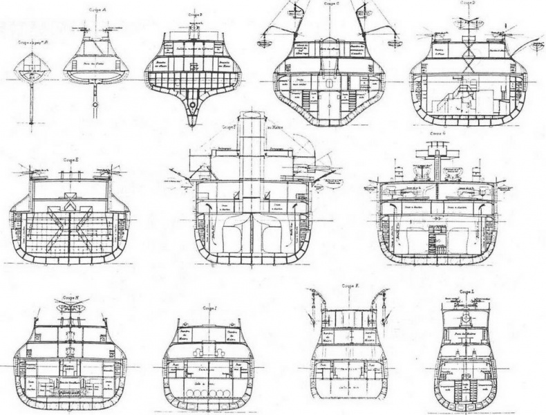 Иллюстрация к книге — Броненосцы типа “Редутабль" (1871-1921) [img_7.jpg]