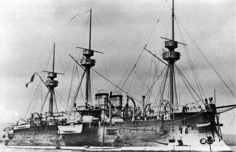 Иллюстрация к книге — Броненосцы типа “Редутабль" (1871-1921) [img_78.jpg]