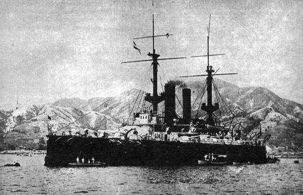 Иллюстрация к книге — Броненосцы Японии. [pic_1.jpg]