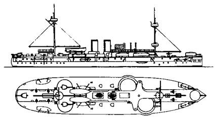 Иллюстрация к книге — Броненосцы Японии. [pic_10.jpg]