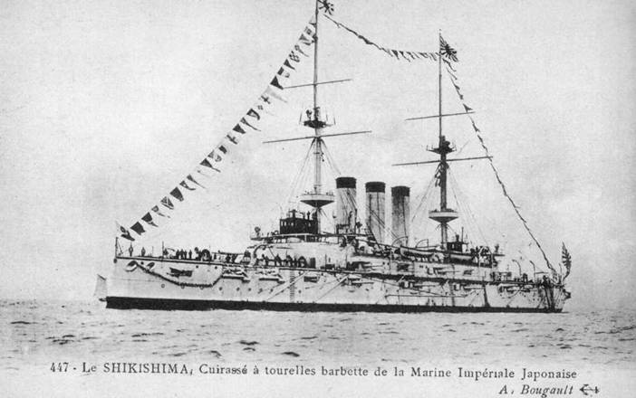 Иллюстрация к книге — Броненосцы Японии. [pic_110.jpg]