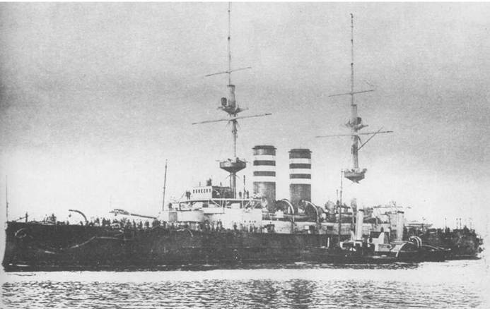 Иллюстрация к книге — Броненосцы Японии. [pic_124.jpg]