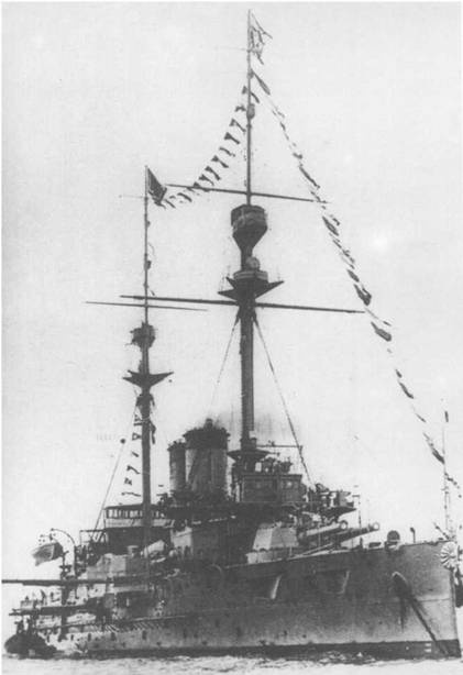 Иллюстрация к книге — Броненосцы Японии. [pic_135.jpg]