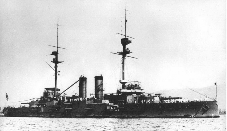 Иллюстрация к книге — Броненосцы Японии. [pic_137.jpg]