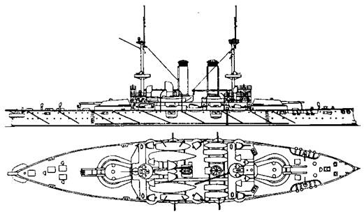 Иллюстрация к книге — Броненосцы Японии. [pic_15.jpg]