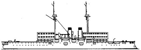 Иллюстрация к книге — Броненосцы Японии. [pic_19.jpg]
