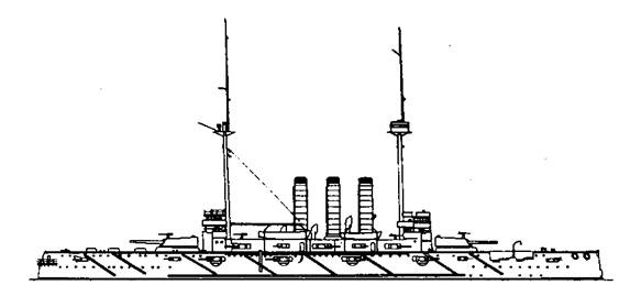 Иллюстрация к книге — Броненосцы Японии. [pic_27.jpg]
