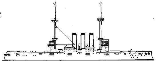 Иллюстрация к книге — Броненосцы Японии. [pic_28.jpg]