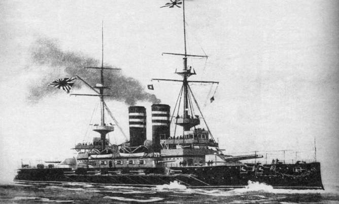 Иллюстрация к книге — Броненосцы Японии. [pic_43.jpg]