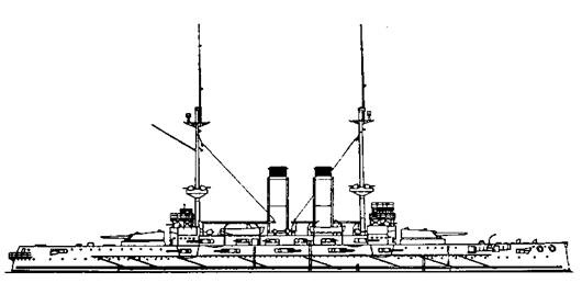 Иллюстрация к книге — Броненосцы Японии. [pic_44.jpg]