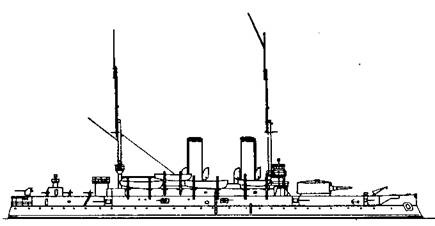 Иллюстрация к книге — Броненосцы Японии. [pic_47.jpg]