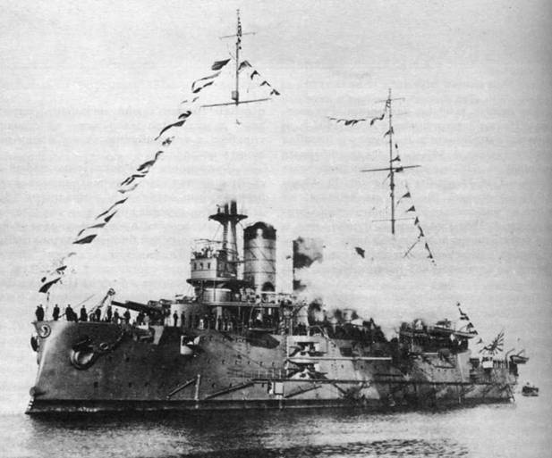 Иллюстрация к книге — Броненосцы Японии. [pic_56.jpg]