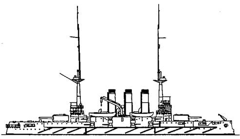 Иллюстрация к книге — Броненосцы Японии. [pic_61.jpg]