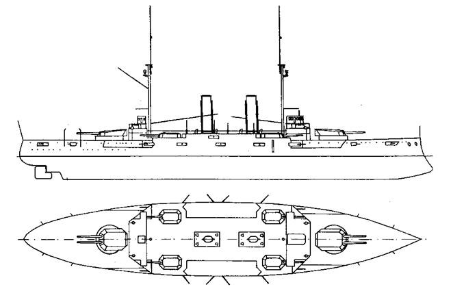 Иллюстрация к книге — Броненосцы Японии. [pic_67.jpg]