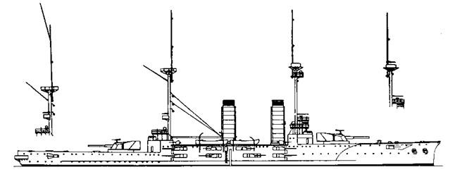 Иллюстрация к книге — Броненосцы Японии. [pic_73.jpg]