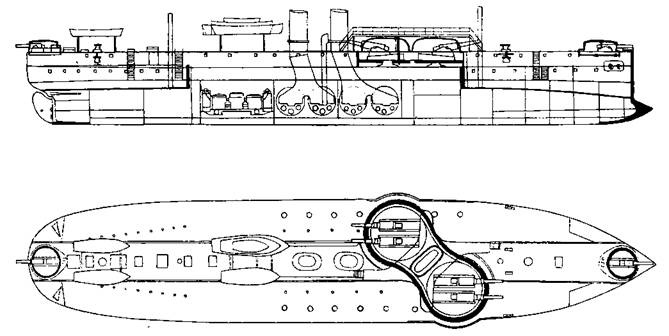 Иллюстрация к книге — Броненосцы Японии. [pic_9.jpg]