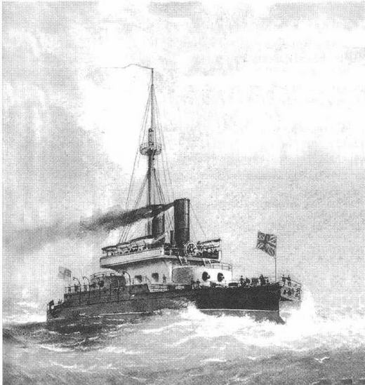 Иллюстрация к книге — Брустверно-башенные броненосцы “Глаттон”, “Девастейшен”, “Тандерер” и “Дредноут”. 1868-1908 гг. [img_1.jpg]