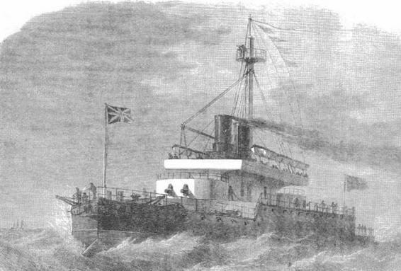 Иллюстрация к книге — Брустверно-башенные броненосцы “Глаттон”, “Девастейшен”, “Тандерер” и “Дредноут”. 1868-1908 гг. [img_39.jpg]