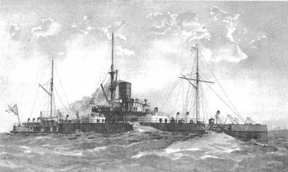 Иллюстрация к книге — Брустверно-башенные броненосцы “Глаттон”, “Девастейшен”, “Тандерер” и “Дредноут”. 1868-1908 гг. [img_40.jpg]