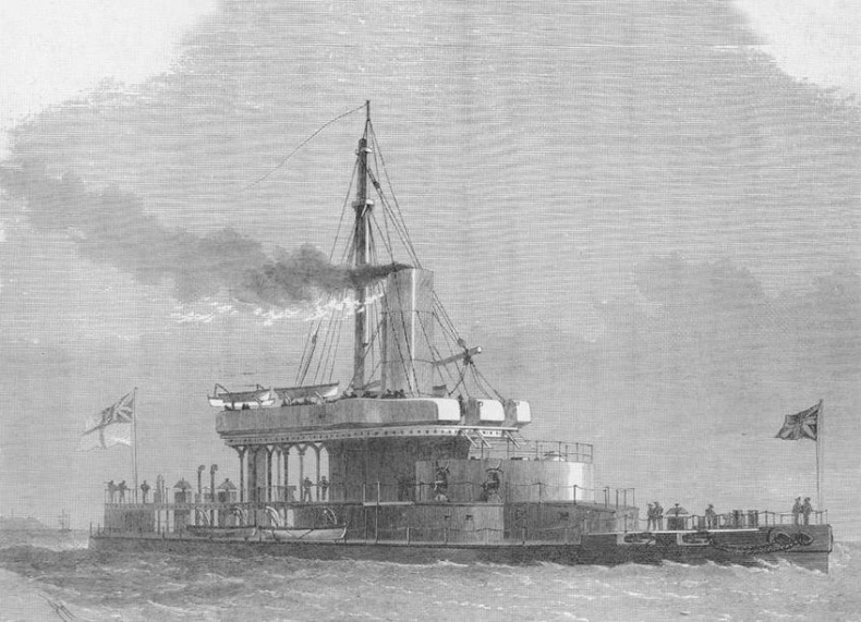 Иллюстрация к книге — Брустверно-башенные броненосцы “Глаттон”, “Девастейшен”, “Тандерер” и “Дредноут”. 1868-1908 гг. [img_45.jpg]