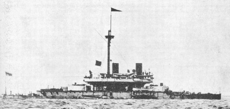 Иллюстрация к книге — Брустверно-башенные броненосцы “Глаттон”, “Девастейшен”, “Тандерер” и “Дредноут”. 1868-1908 гг. [img_47.jpg]