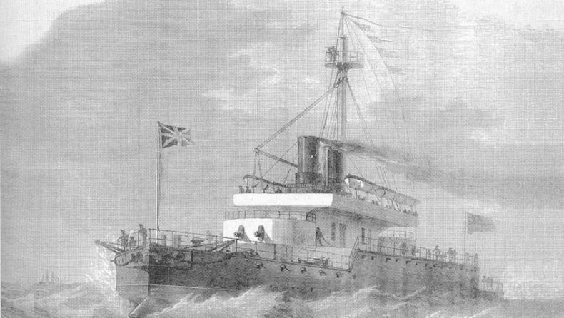 Иллюстрация к книге — Брустверно-башенные броненосцы “Глаттон”, “Девастейшен”, “Тандерер” и “Дредноут”. 1868-1908 гг. [img_48.jpg]