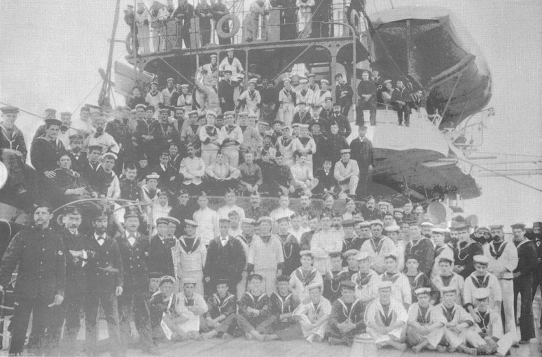 Иллюстрация к книге — Брустверно-башенные броненосцы “Глаттон”, “Девастейшен”, “Тандерер” и “Дредноут”. 1868-1908 гг. [img_56.jpg]