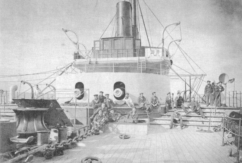 Иллюстрация к книге — Брустверно-башенные броненосцы “Глаттон”, “Девастейшен”, “Тандерер” и “Дредноут”. 1868-1908 гг. [img_57.jpg]