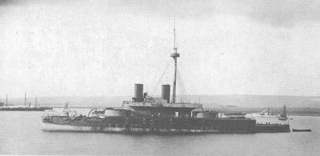 Иллюстрация к книге — Брустверно-башенные броненосцы “Глаттон”, “Девастейшен”, “Тандерер” и “Дредноут”. 1868-1908 гг. [img_64.jpg]