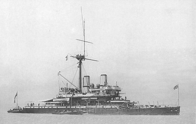 Иллюстрация к книге — Брустверно-башенные броненосцы “Глаттон”, “Девастейшен”, “Тандерер” и “Дредноут”. 1868-1908 гг. [img_66.jpg]