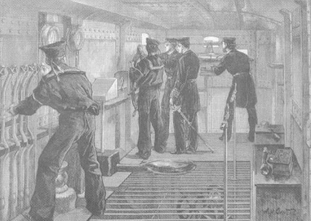 Иллюстрация к книге — Брустверно-башенные броненосцы “Глаттон”, “Девастейшен”, “Тандерер” и “Дредноут”. 1868-1908 гг. [img_70.jpg]