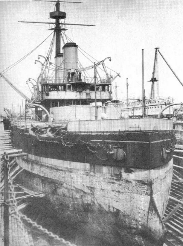 Иллюстрация к книге — Брустверно-башенные броненосцы “Глаттон”, “Девастейшен”, “Тандерер” и “Дредноут”. 1868-1908 гг. [img_83.jpg]