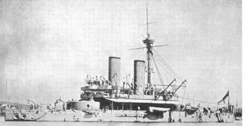 Иллюстрация к книге — Брустверно-башенные броненосцы “Глаттон”, “Девастейшен”, “Тандерер” и “Дредноут”. 1868-1908 гг. [img_84.jpg]