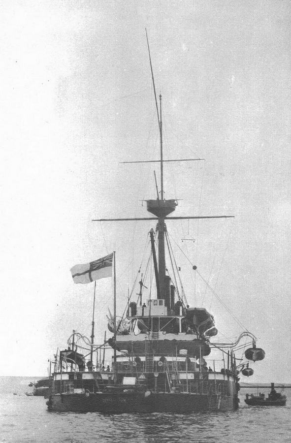 Иллюстрация к книге — Брустверно-башенные броненосцы “Глаттон”, “Девастейшен”, “Тандерер” и “Дредноут”. 1868-1908 гг. [img_85.jpg]