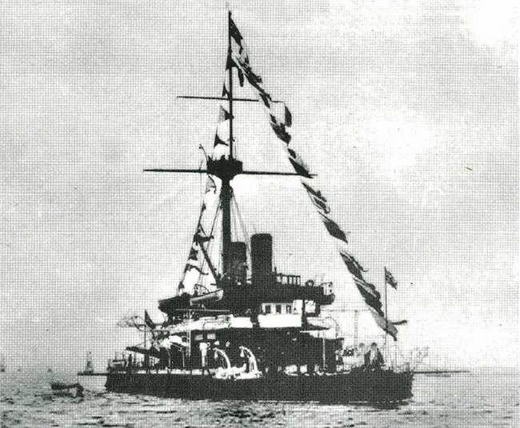 Иллюстрация к книге — Брустверно-башенные броненосцы “Глаттон”, “Девастейшен”, “Тандерер” и “Дредноут”. 1868-1908 гг. [img_86.jpg]