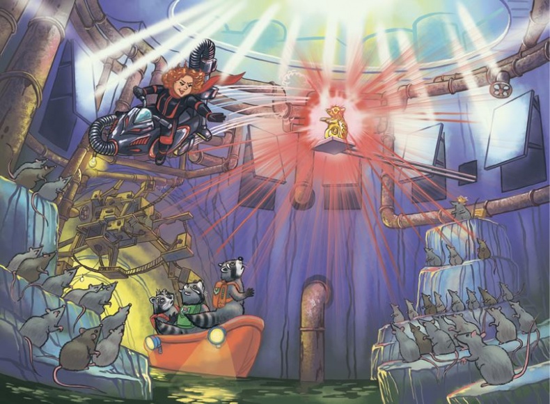 Иллюстрация к книге — Кефир, Гаврош и Рикошет. Возвращение Крысиной королевы [i_066.jpg]