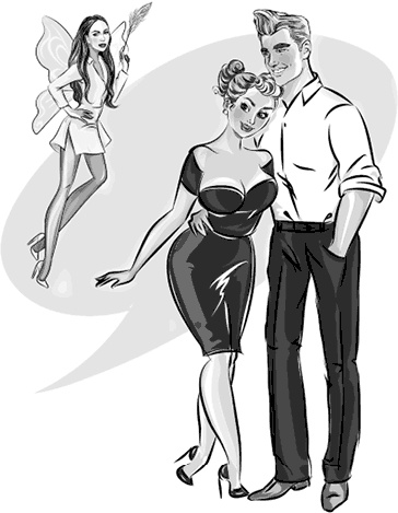 Иллюстрация к книге — Вальс гормонов 2. Девочка, девушка, женщина + "мужская партия". Танцуют все! [i_001.jpg]