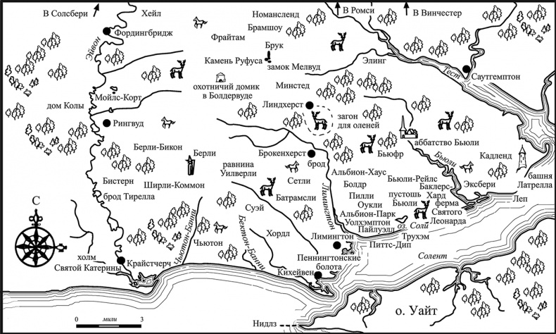 Иллюстрация к книге — Королевский лес. Роман об Англии [i_002.jpg]
